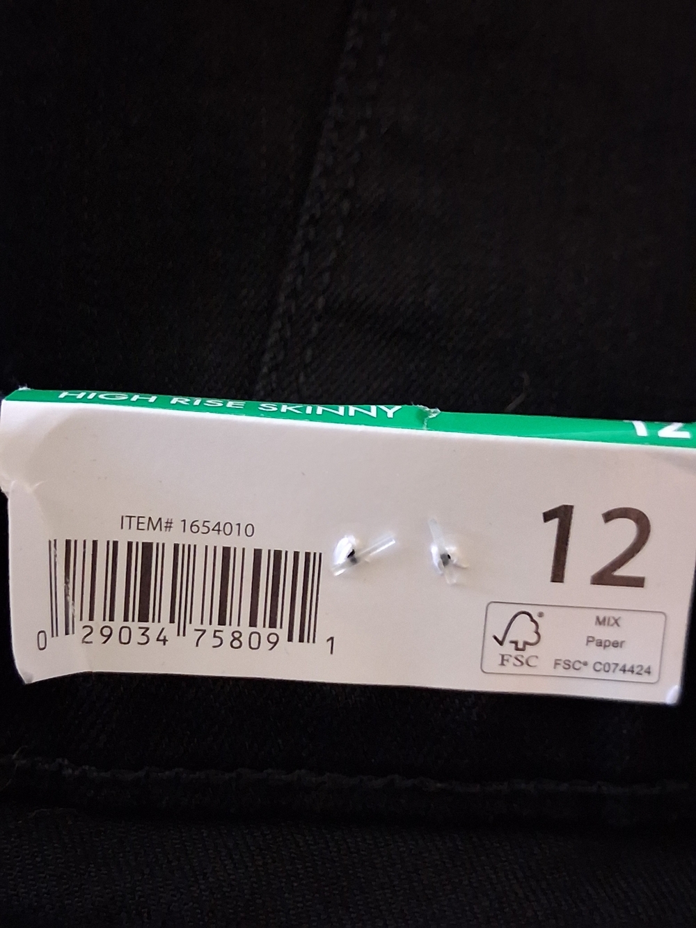 Jessica Simpson Black High-Rise Skinny Jeans - Picture 4 of 4